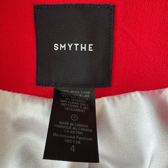 Smythe Classic Duchess Blazer Red - Picture 8 of 10
